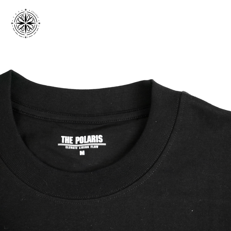 black T-shirt