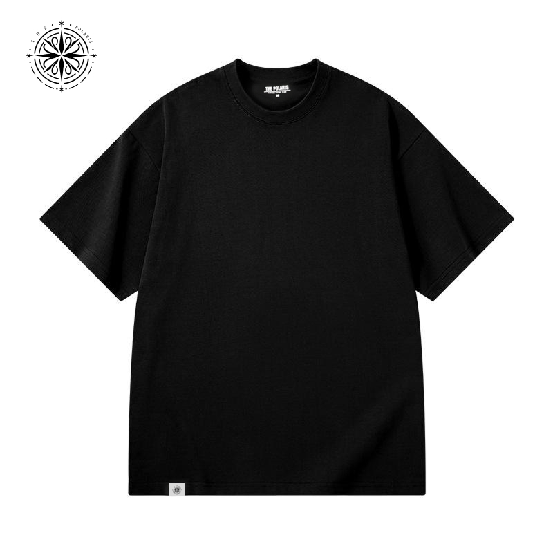black T-shirt